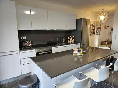 Cuisine ou kitchenette dans l'établissement Suite Mare Vista by Monarca