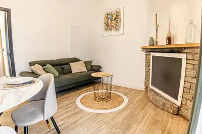Coin salon dans l'établissement Casamea - Suite U Sognu