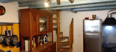 Cuisine ou kitchenette dans l'établissement NIOLU