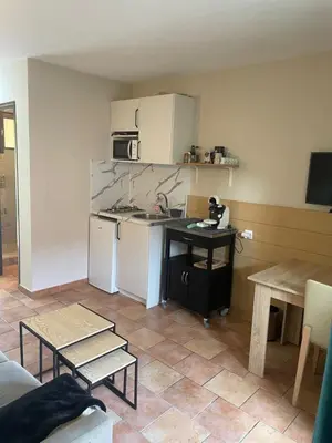 Cuisine ou kitchenette dans l'établissement La Casa ISAIA, Cap Corse