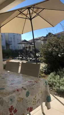 Plan de l'établissement Appart. en Corse t3 bord de mer et piscine. N 143