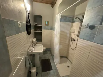 Salle de bains dans l'établissement Maison Simonpietri