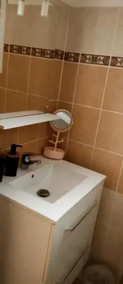 Salle de bains dans l'établissement Villa les pieds dans l'eau