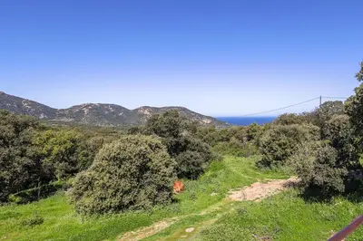 Plan de l'établissement San Quilico - Maison climatisée piscine vue mer