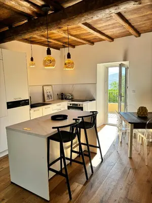 Cuisine ou kitchenette dans l'établissement CASA SAN MATTEU