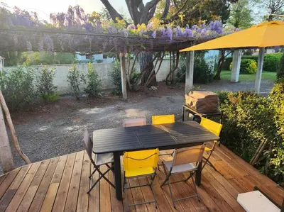 Jardin de l'établissement Mini Villa Bord de Mer - Idylle BY MONARCA
