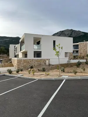 Vue générale sur la montagne ou vue sur la montagne depuis l'appartement