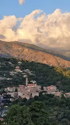 Vue générale sur la montagne ou vue sur la montagne depuis le B&B/chambre d'hôtes