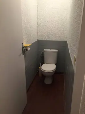 Salle de bains dans l'établissement Maison les pieds dans l'eau
