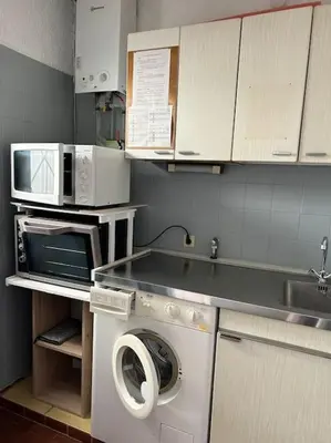 Cuisine ou kitchenette dans l'établissement Maison les pieds dans l'eau