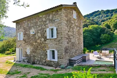 Paysage naturel près de la maison de vacances