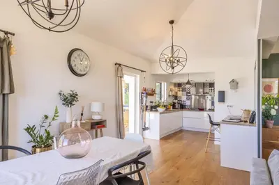 Coin salon dans l'établissement Villa La Marine