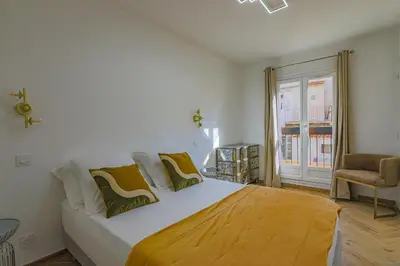 Un ou plusieurs lits dans un hébergement de l'établissement Casa Isulana-Standing-Hyper Centre