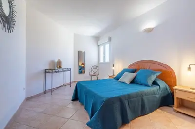 Un ou plusieurs lits dans un hébergement de l'établissement Appartement 4 personnes - vue mer