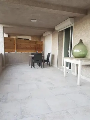 Terrasse ou espace extérieur de l'établissement Maison T2 500m de la plage