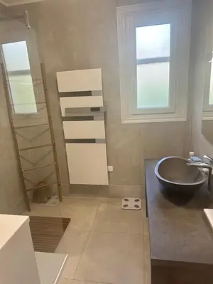 Salle de bains dans l'établissement CASA BIANCA MAISON BLANCHE