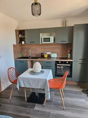 Cuisine ou kitchenette dans l'établissement Casa Effet Mer