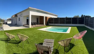 Piscine de l'établissement Maison de Vacances Avec Piscine Privée en Corse, BORGO ou située à proximité
