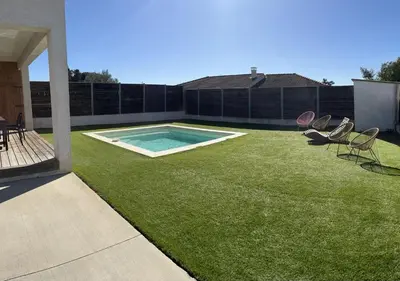 Piscine de l'établissement Maison de Vacances Avec Piscine Privée en Corse, BORGO ou située à proximité