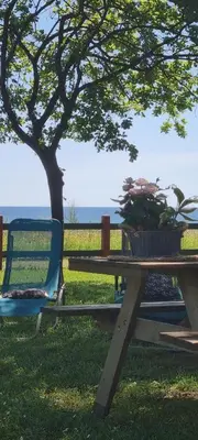 Paysage naturel près de la maison de vacances