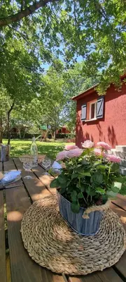 Jardin de l'établissement Résidence bord de mer I Querci