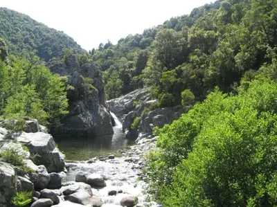 Paysage naturel près de la maison de vacances