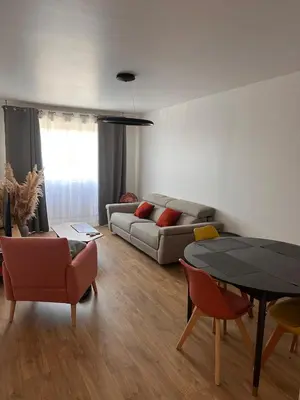 Coin salon dans l'établissement New Ô Cosy T2 - Bastia