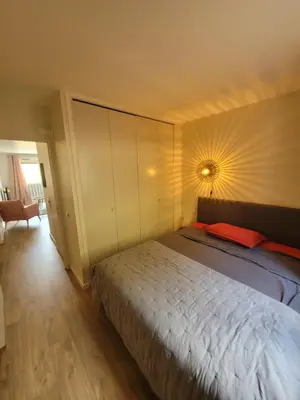 Un ou plusieurs lits dans un hébergement de l'établissement New Ô Cosy T2 - Bastia
