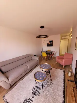 Coin salon dans l'établissement New Ô Cosy T2 - Bastia