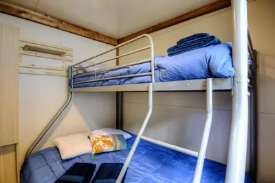 Un ou plusieurs lits dans un hébergement de l'établissement CHALET U Castagnu