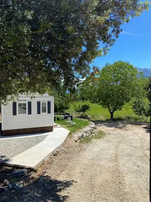 Jardin de l'établissement Mobil Home