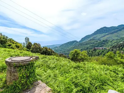 Paysage naturel près de la maison de vacances