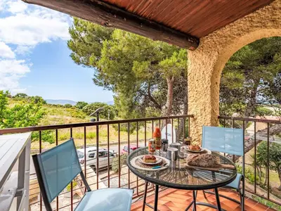Balcon ou terrasse dans l'établissement Studio Casa Maza Corta by Interhome