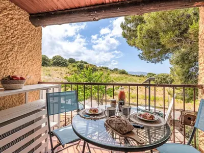 Balcon ou terrasse dans l'établissement Studio Casa Maza Corta by Interhome