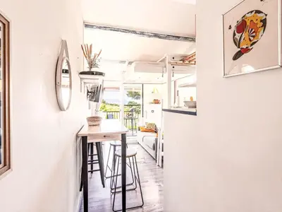 Cuisine ou kitchenette dans l'établissement Studio Casa Maza Corta by Interhome