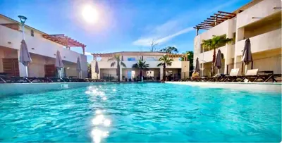 Piscine de l'établissement T2 neuf vue mer, piscine chauffée N194 ou située à proximité