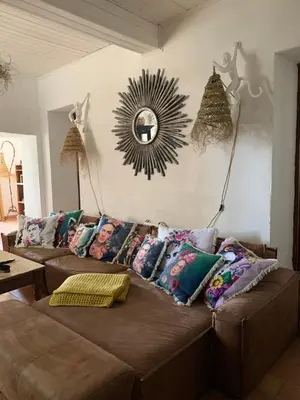 Coin salon dans l'établissement À casa nostra