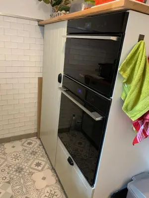Cuisine ou kitchenette dans l'établissement À casa nostra