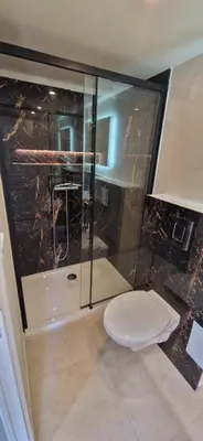 Salle de bains dans l'établissement Studio folelli entre le centre et la plage