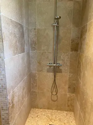 Salle de bains dans l'établissement Havre de paix