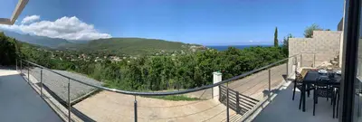 Paysage naturel près de la maison de vacances
