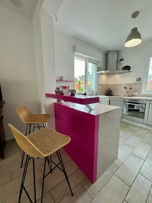 Cuisine ou kitchenette dans l'établissement Evasion de rêve à Casa Nina