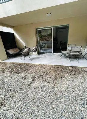Terrasse ou espace extérieur de l'établissement Appartement T2 Corte