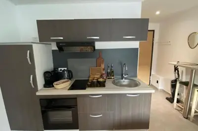 Cuisine ou kitchenette dans l'établissement Casa Carlu Maria II