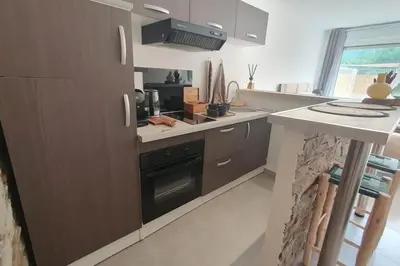 Cuisine ou kitchenette dans l'établissement Casa Carlu Maria I