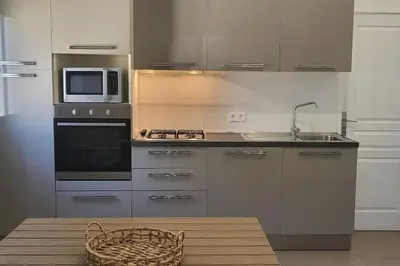 Cuisine ou kitchenette dans l'établissement Casa Figarella