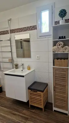 Cuisine ou kitchenette dans l'établissement Casa Figarella