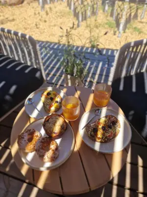 Nourriture dans le chalet ou à proximité