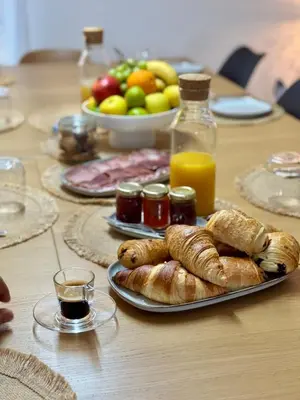 Nourriture dans la maison d'hôtes ou à proximité