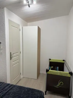 Un ou plusieurs lits dans un hébergement de l'établissement Maison a la plage